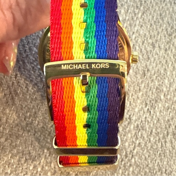 Michael Kors Runway Mercer Pride Rainbow Watch - Picture 11 of 11